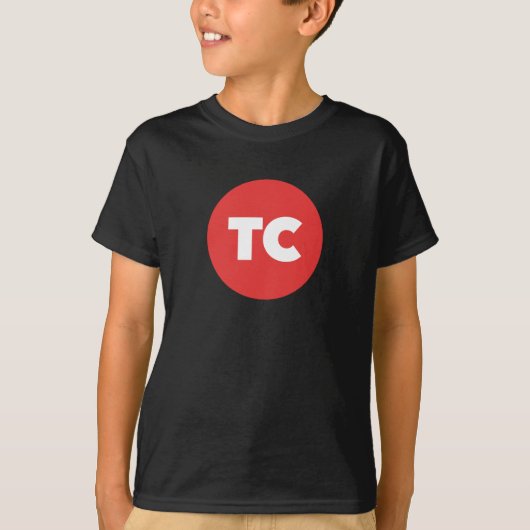 TC財宝ロゴ黒Tシャツ Tシャツ (正面)