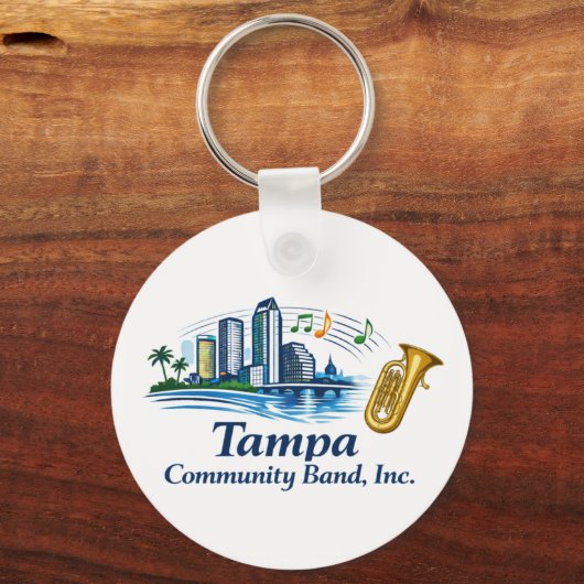 TCB Baritone/Euphonium/Tuba Logo Keychain キーホルダー (裏面)