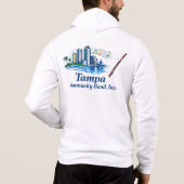 TCB Bassoon Logo Men's Zip-Up Hoodie パーカ (裏面)