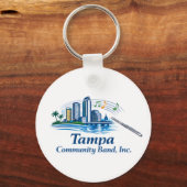 TCB Flute Logo Keychain キーホルダー (正面)