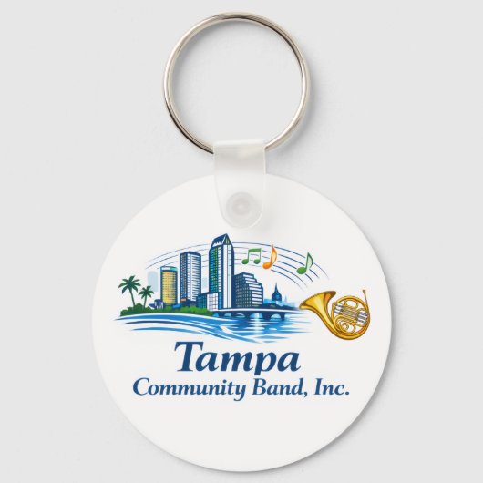 TCB French Horn Logo Keychain キーホルダー (正面)