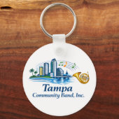 TCB French Horn Logo Keychain キーホルダー (裏面)