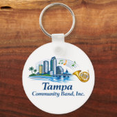 TCB French Horn Logo Keychain キーホルダー (正面)