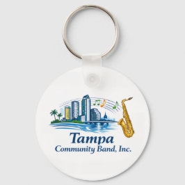 TCB Saxophone Logo Keychain キーホルダー