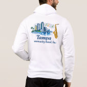 TCB Saxophone Logo Men's Zip-Up Hoodie パーカ (裏面)