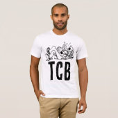 TCB TAKING CARE OF BUSINESS MEN'S  FUNNY Tシャツ (正面フル)