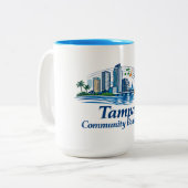 TCB Trumpet Logo Mug ツートーンマグカップ (正面左)