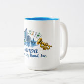 TCB Trumpet Logo Mug ツートーンマグカップ (正面右)