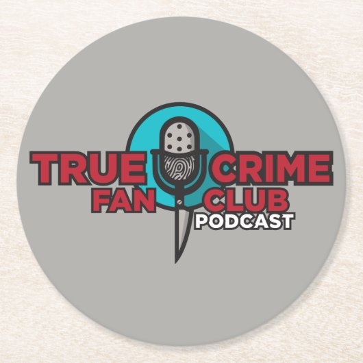 TCFCのコースター ラウンドペーパーコースター (正面)