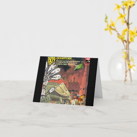 Tchaikovskyの夢 カード (黄色い花)