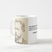 Tchaikovsky音楽青年年齢の"気が狂う"理由マグ コーヒーマグカップ (正面左)