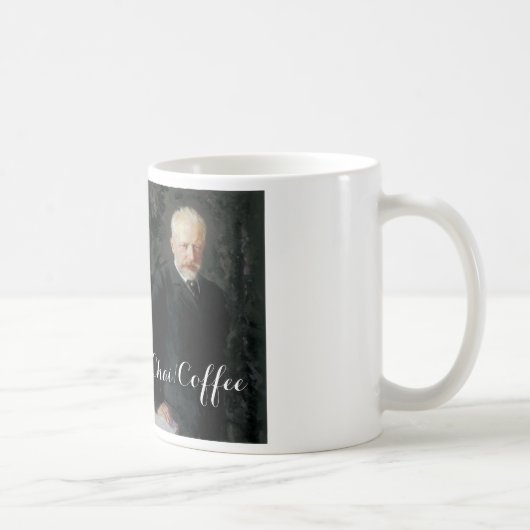 Tchaikovsky -シェのコーヒー コーヒーマグカップ (右)