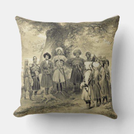 Tcherkesseの王子の懇親会、ThのSodjaの谷、 クッション (正面)