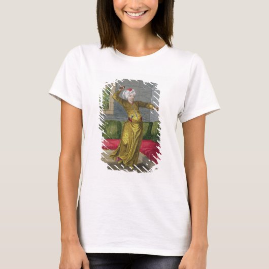 Tchingui, Turkish Dancer, 18世紀(版木、銅版、版画) Tシャツ (正面)