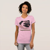 tclip2のカスタマイズJeのt'aimeの月曜日のbebe - Tシャツ (正面フル)