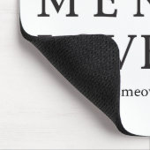 TCMRの"実質の人愛猫"のマウスパッド マウスパッド (コーナー)