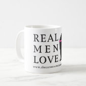 TCMR "実質の人猫"のマグは愛します(黒猫と) コーヒーマグカップ (正面左)