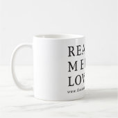 TCMR "実質の人猫"のマグは愛します(黒猫と) コーヒーマグカップ (左)