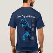 TCO互い違い分野のワイシャツ Tシャツ (裏面)