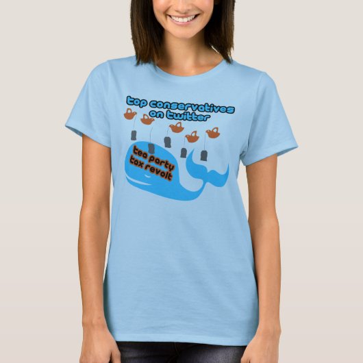 #tcot税反乱のカスタマイズTシャツ Tシャツ (正面)
