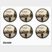 TCR -旅行の家庭のステッカー(6)のシート ラウンドシール (シート)