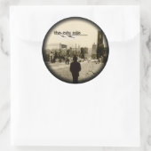 TCR -旅行の家庭のステッカー(6)のシート ラウンドシール (バッグ)