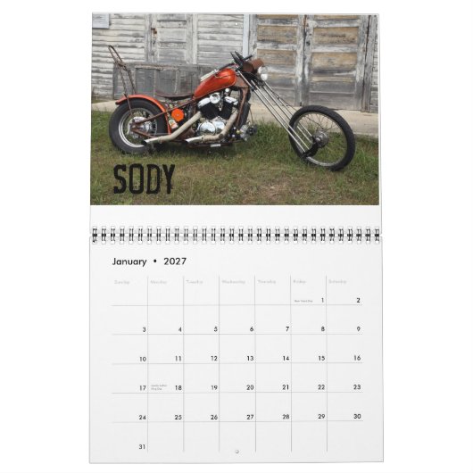 TCUの上は2013カレンダーを切り刻みます カレンダー (1月 2027)