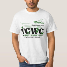 TCWCのロゴのボランティア-カスタムのボランティア/名前 Tシャツ