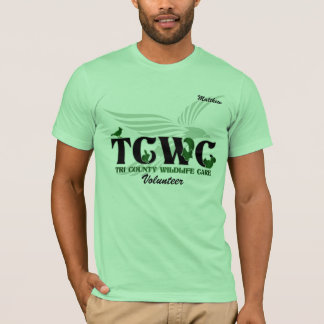 TCWCのロゴのボランティア-名前をカスタムするのワイシャツ Tシャツ