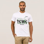 TCWCのロゴのボランティア-名前をカスタムするのワイシャツ Tシャツ (正面フル)