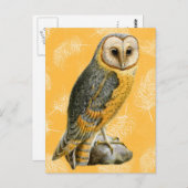 TCWC – バーンフクロウヴィンテージ ポストカード (正面/裏面)