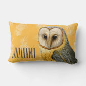 TCWC -メンフクロウのヴィンテージ ランバークッション (裏面)