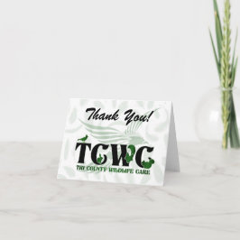 TCWC -ロゴはノート感謝していしています サンキューカード