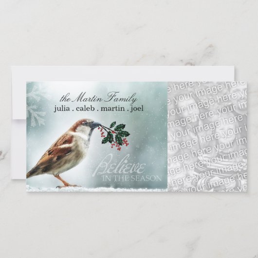 TCWC -休日のSnowyのイエスズメ シーズンカード (正面)