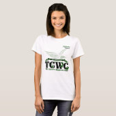 TCWC 25th Anniversary Logoボランティア名 Tシャツ (正面フル)