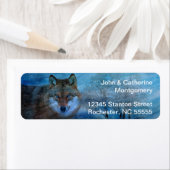 TCWC - Blue Wolfクリスマス ラベル (インサイチュ)