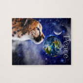 TCWC - Christmas Peace on Earth Cheetah ジグソーパズル (横)