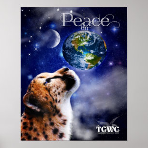 TCWC - Peace on Earth Cheetah ポスター