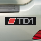 TD1バンパーステッカー バンパーステッカー (車上)