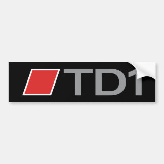 TD1バンパーステッカー バンパーステッカー