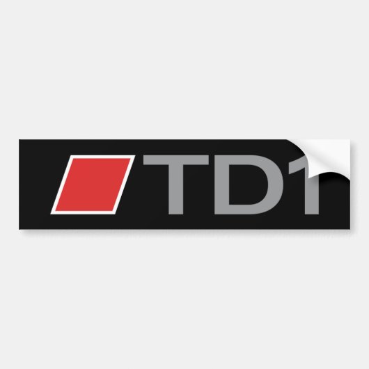TD1バンパーステッカー バンパーステッカー (正面)