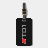 TD1荷物のラベル ラゲッジタグ (正面縦)