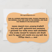 TD1002 – 真の愛のイメージ サンキューカード (裏面)