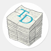 TD Stack Sticker (20 COUNT) ラウンドシール (正面)