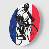 tdf vive le veloカスタムデザイン ラージ壁時計 (傾斜)