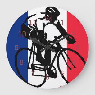 tdf vive le veloカスタムデザイン ラージ壁時計