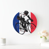 tdf vive le veloカスタムデザイン ラージ壁時計 (ホーム)