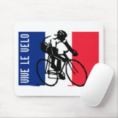 TDF Vive Le Velo カスタム デザイン マウスパッド (マウス)