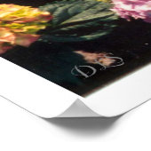 TDGalleryによるピンクと紫のスノーボール ポスター (角)