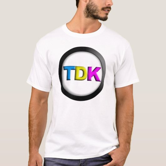 TDKのロゴ Tシャツ (正面)